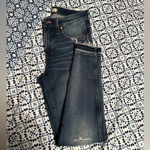 madewell 9” high rise skinny jeans